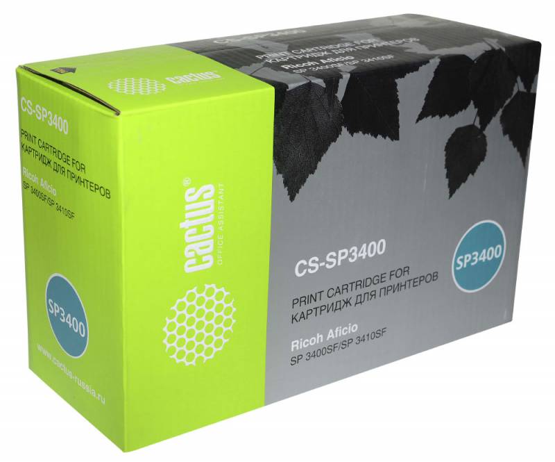 

Картридж Cactus CS-SP3400 для Ricoh Aficio SP 3400/3410/3400n/3410dn/3400sf/3410sf черный 5000стр