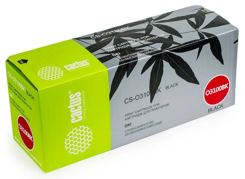 

Картридж Cactus CS-O3100BK для OKI C5100/C5150/C5200/C5300/C5400 черный 5000стр