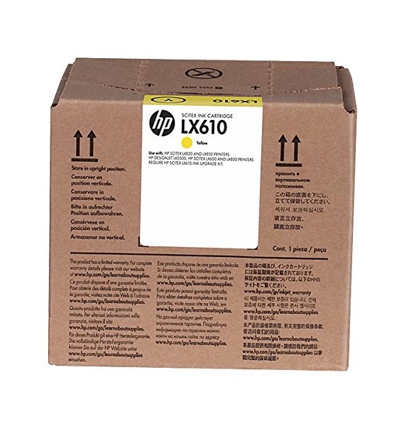 

Картридж HP LX610 (CN672A) желтый (yellow) 3 000 мл для HP Latex 820/850