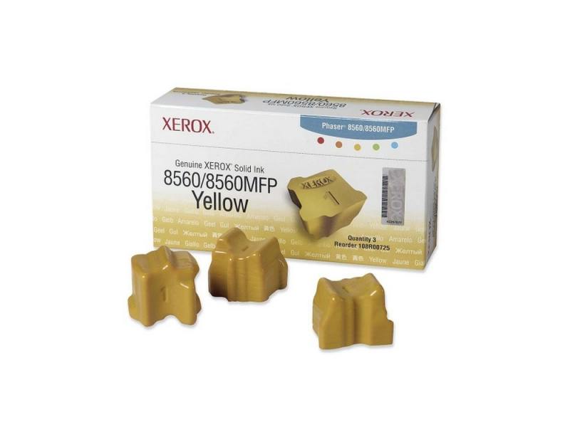 

Набор твердочернильных брикетов Xerox 108R00766 желтый (yellow) 3000 стр для Xerox Phaser 8560