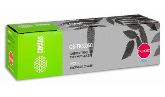 

Картридж Cactus CS-TK8305C для Kyocera Mita 3050/3051/3550/3551 голубой 15000стр