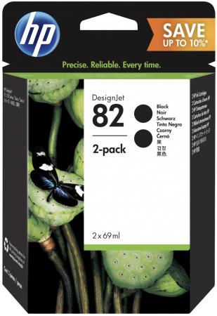 

Картридж HP 82 (P2V34A) черный (black) 2x69 мл для HP DesignJet 111/510
