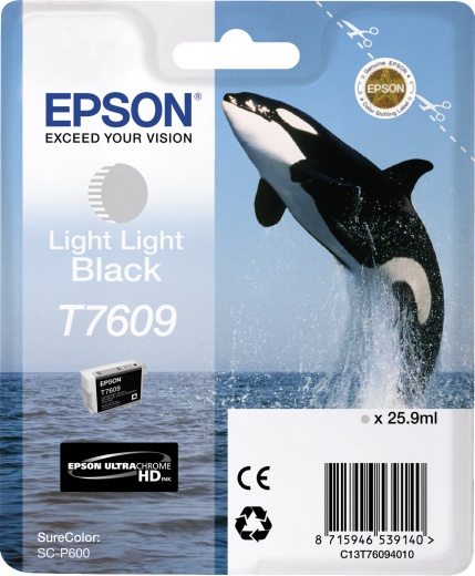 

Картридж Epson C13T76094010 черный (black) 25,9 мл для Epson SC-P600