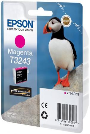 Картридж Epson C13T32434010 пурпурный (magenta) 14 мл для Epson SC-P400