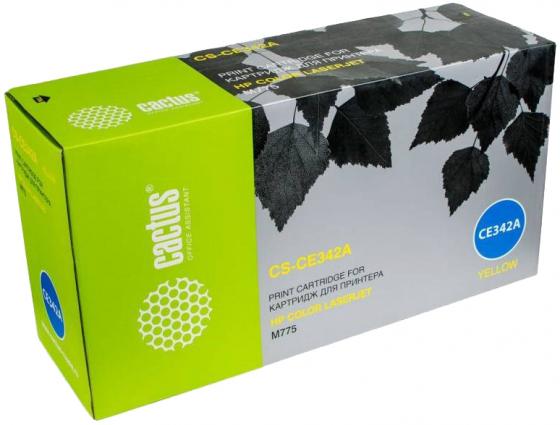 

Картридж Cactus CS-CE342AV для HP CLJ M775 желтый 16000стр