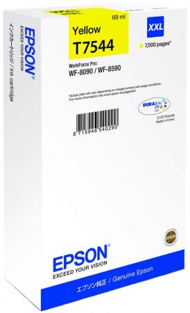 Картридж Epson C13T754440 желтый (yellow) 7000 стр для Epson WorkForce Pro WF-8090/8590