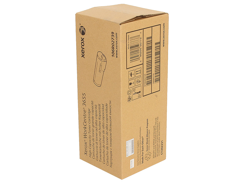 

Картридж Xerox 106R02739 черный (black) 14400 стр. для Xerox WC3655