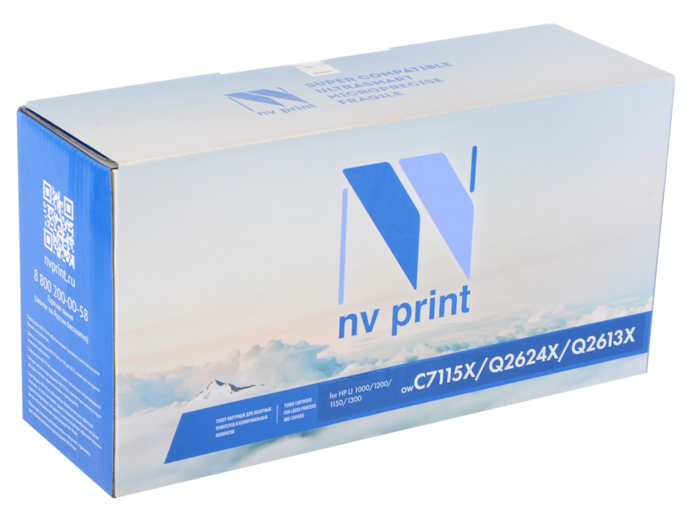 

Картридж NV-Print NV-C7115X-2624X-2613X черный (black) 3500 стр. для HP LaserJet 1000/1005/1200/1220/3330/3380/1150/1300