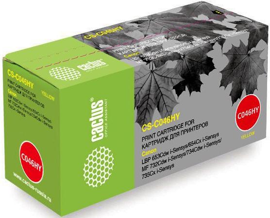 

Картридж Cactus CS-C046HY для Canon LBP 653Cdw/654Cx/MF732Cdw/734Cdw/735Cx желтый 5000стр