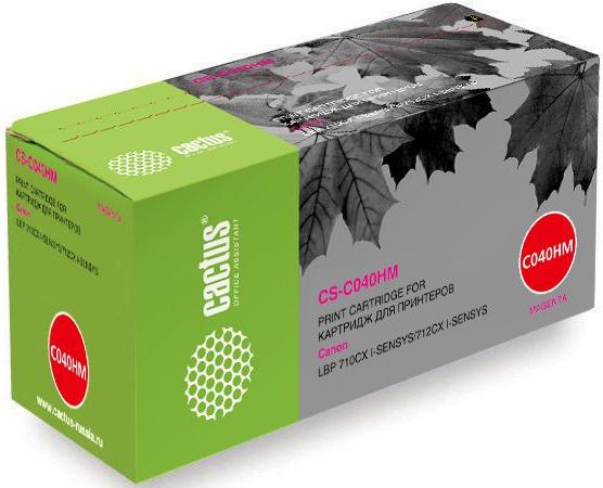 

Картридж Cactus CS-C040HM для Canon LBP 710CX I-SENSYS/712CX I-SENSYS пурпурный 10000стр