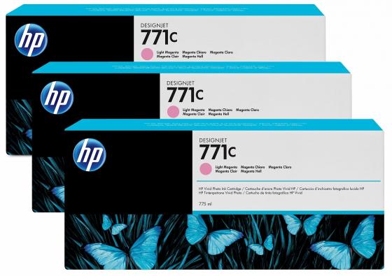 

Картридж HP 711С (B6Y35A) светло-пурпурный (light magenta) 3x775 мл для HP Designjet Z6200