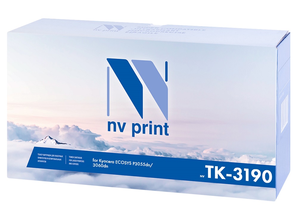 

Картридж NV-Print NV-TK3190NC черный (black) 25000 стр. для Kyocera Ecosys P3055dn/3060dn