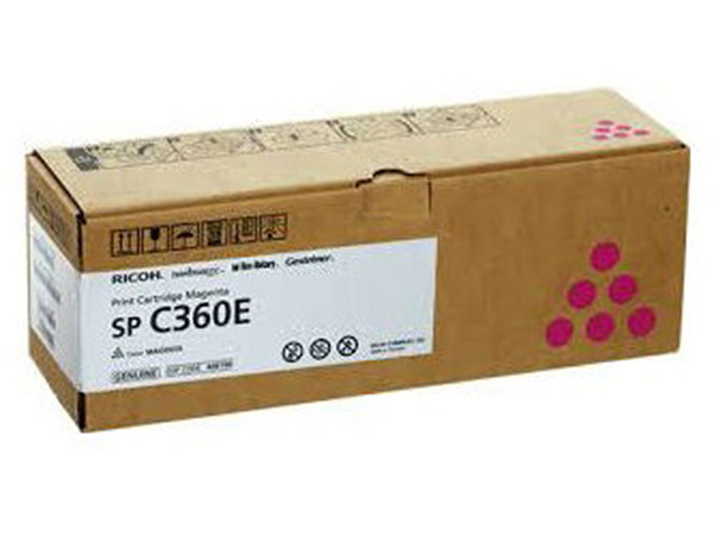 Принт-картридж Ricoh C360E Пурпурный (magenta) 1500 стр. для Ricoh SP C360DN/360SNw/360SFNw/361SFNw цена Принт-картридж Ricoh C360E Пурпурный (magenta) 1500 стр. для Ricoh SP C360DN/360SNw/360SFNw/361SFNw цены онлайн