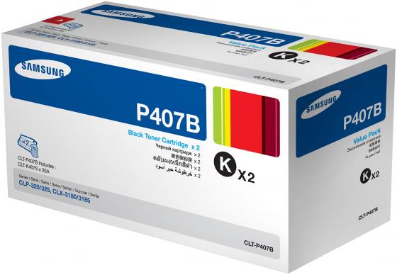 

Картридж Samsung SU385A CLT-P407B для CLP-320/325/CLX-3185 черный 1500стр двойная упаковка