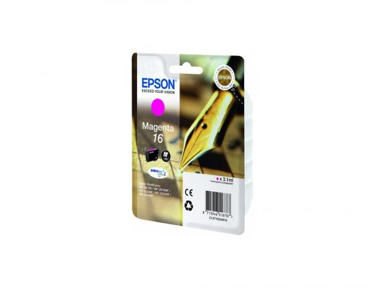 

Картридж Epson C13T16234010 T1623 для Epson WF2010 пурпурный
