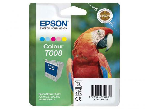

Картридж Epson C13T00840110 пятицветный (five-colored) 220 стр для Epson Stylus Photo 790/870/875/890/895/915