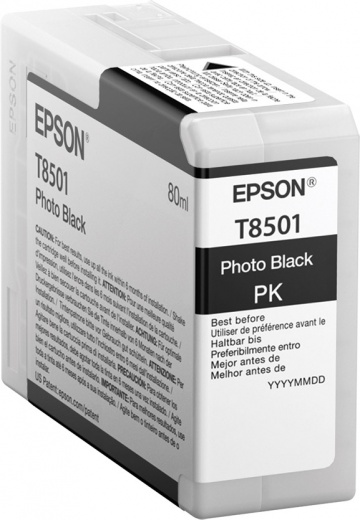 

Картридж Epson C13T850100 черный (black) 80 мл для Epson SureColor SC-P800