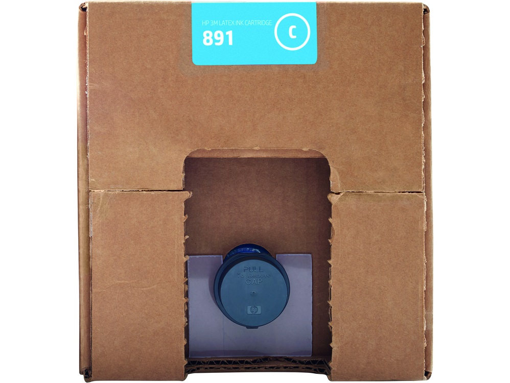 

Картридж HP 3M 891 голубой (cyan) 10 000 мл для HP Latex 3600/3800