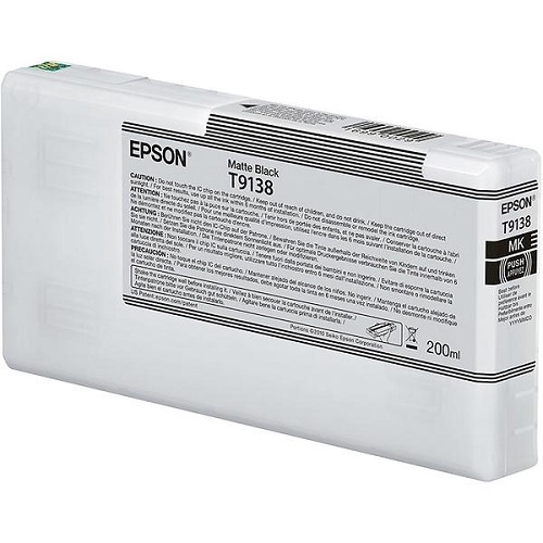 

Картридж Epson C13T913800 черный матовый (matte black) 200 мл для Epson SureColor SC-P5000