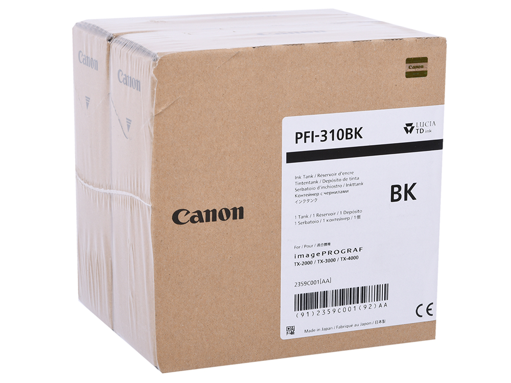 

Картридж Canon PFI-310 BK черный (black) для Canon imagePROGRAF TX-2000, TX-3000, TX-4000