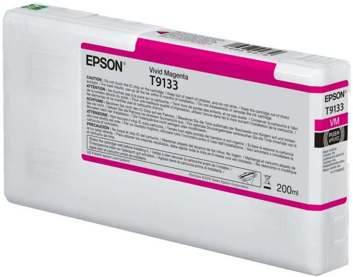 

Картридж Epson C13T913300 пурпурный (magenta) 200 мл для Epson SureColor SC-P5000