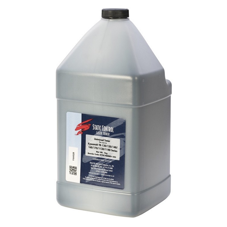 

Тонер Static Control KYTK140UNIV-1KG черный (black) 1000 гр для Kyocera FS1030/1100/1120/1300