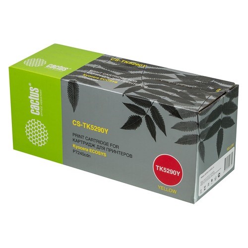 

Картридж Cactus CS-TK5290Y желтый (yellow) 13000 стр. для Kyocera Ecosys P7240cdn