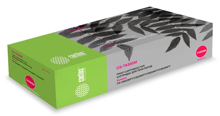 

Картридж Cactus CS-TK895M пурпурный (magenta) 6000 стр для Kyocera Mita FS C8020/C8025/C8520/C8525