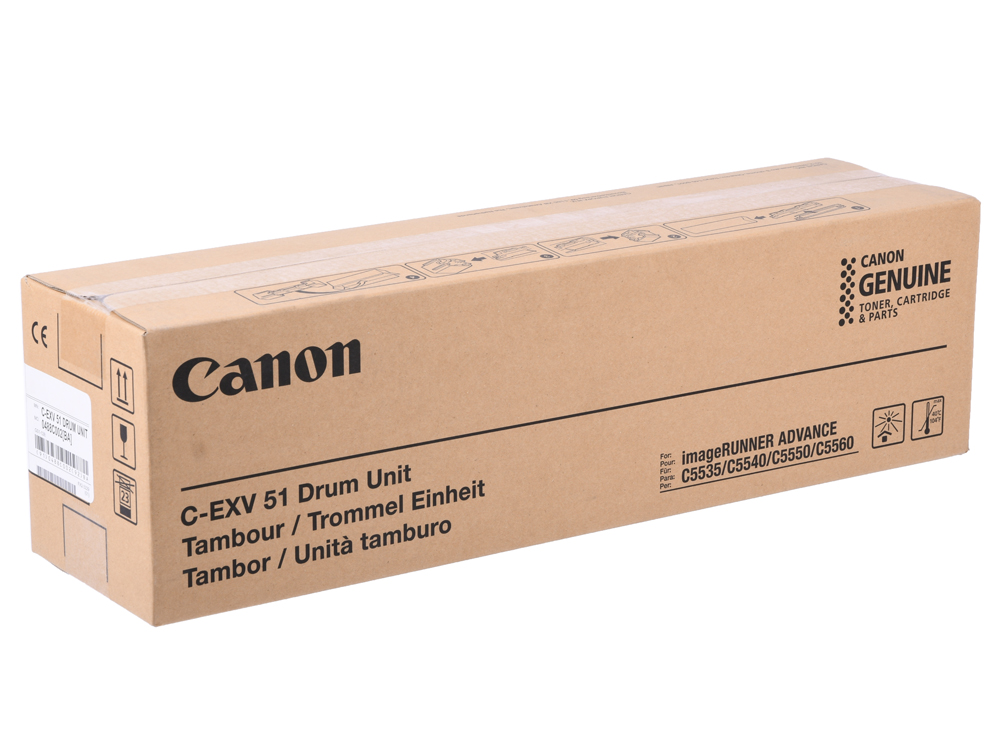 Фотобарабан Canon C-EXV51 черный (black) 40000 стр для Canon imageRUNNER C5535/C5535i/C5540i/C5550i/C5560i