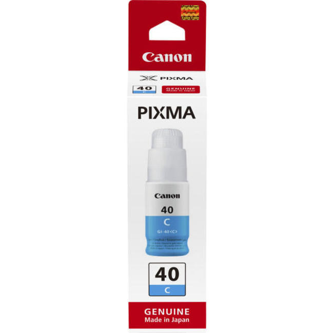 Картридж струйный Canon GI-40 C голубой (cyan) 70 мл для Canon PIXMA GM2040 / G5040/G6040 картридж струйный hp c9391ae n 88xl cyan with vivera ink