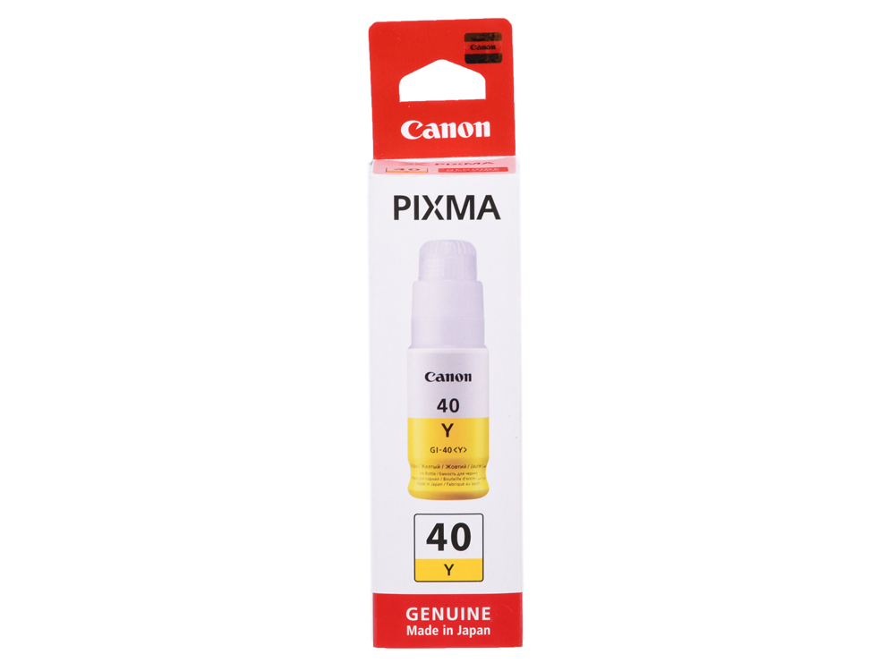 Картридж Canon GI-40 Y желтый (yellow) 70 мл для Canon PIXMA GM2040 / G5040/G6040