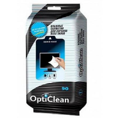 

Opti Clean №90 влажные салфетки для экранов всех типов