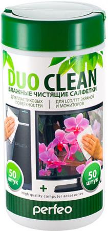 

Чистящие салфетки Perfeo Duo Clean 100 шт PF-T/SCPC-50/50