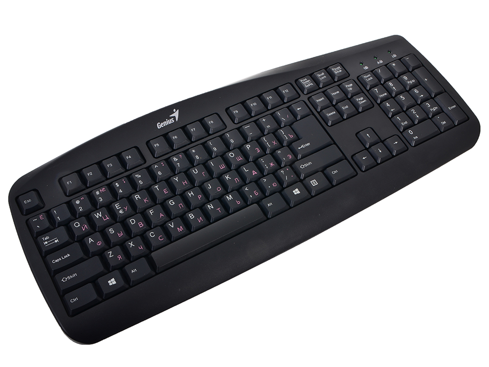 

Клавиатура Genius KB-110 Black PS/2 проводная, 104 клавиши