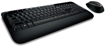 Клавиатура Microsoft Wireless Desktop 2000 Black USB клавиатура: 104 клавиши + 16 / мышь: оптическая, 1000dpi, 3 кнопки + колесико