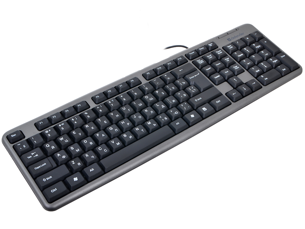 

Клавиатура Defender Element HB-520 USB G(Серый) 104+3кн. управление