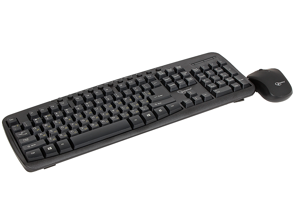 

Комплект кл-ра+мышь беспров. Gembird KBS-7003,черный, 2.4ГГц/10м, soft touch,1200DPI, 11 доп.клавиш,