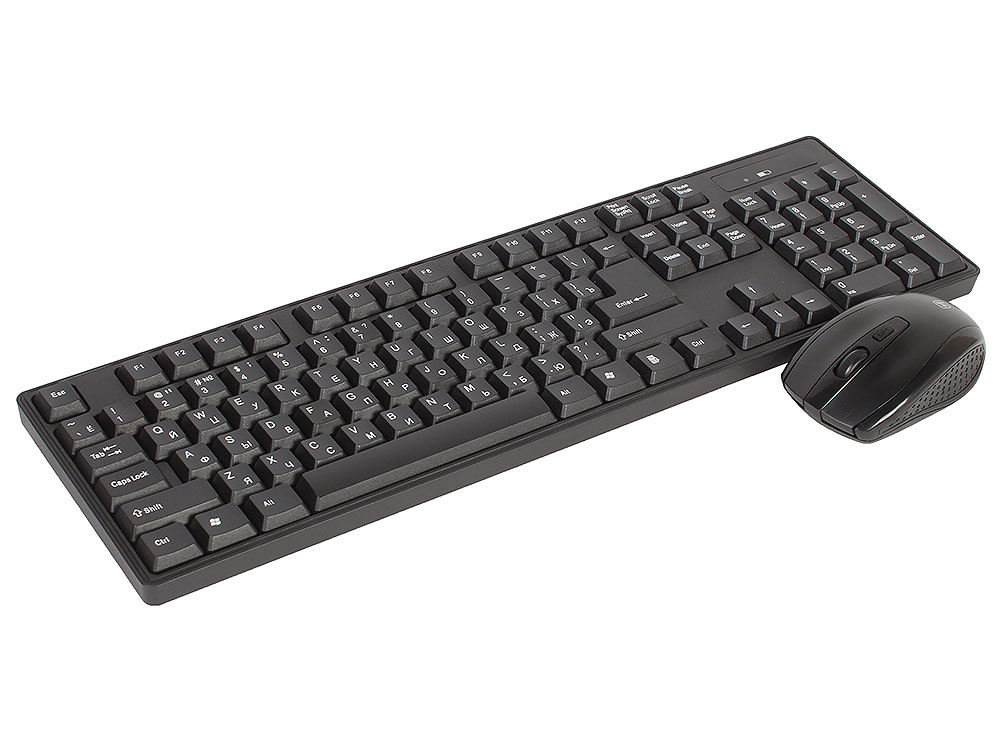 Бесповодной комплект Defender C-915 RU Black USB(Radio) клавиатура: 104 клавиши / мышь: оптическая, 1200dpi, 3 кнопки + колесико