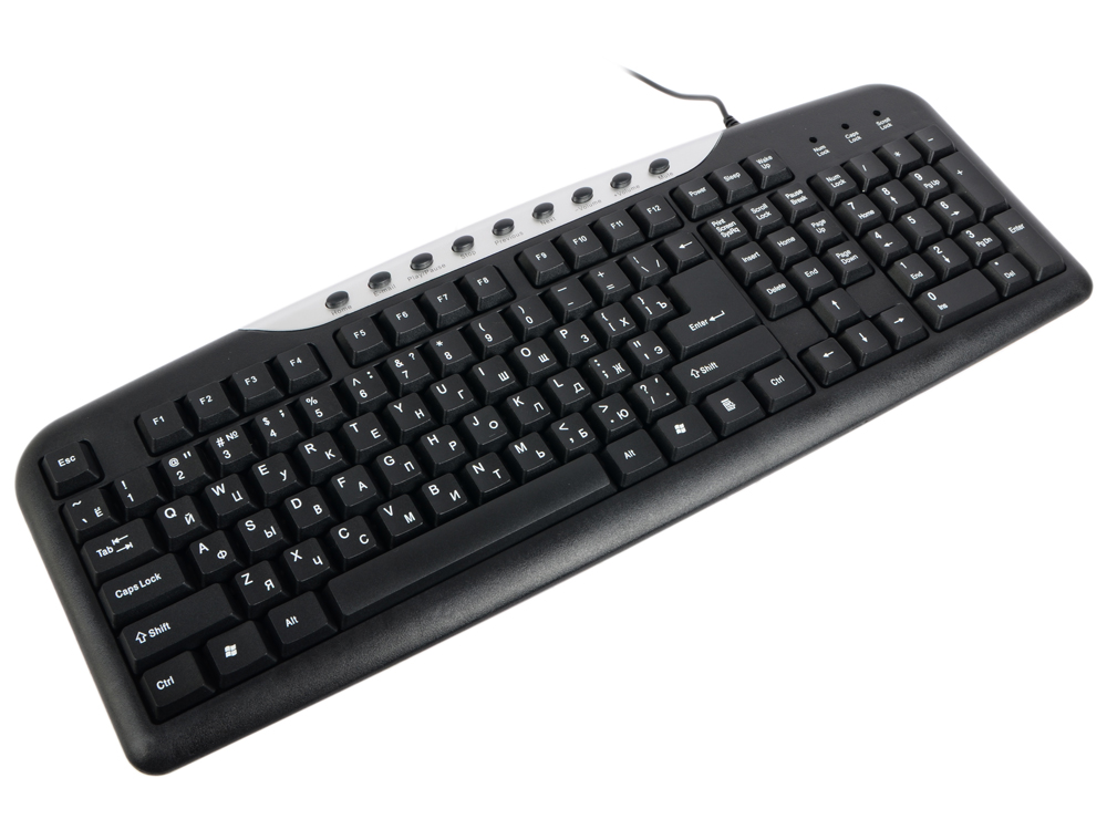 Клавиатура DEFENDER HM-830,черный, полноразмерная, USB