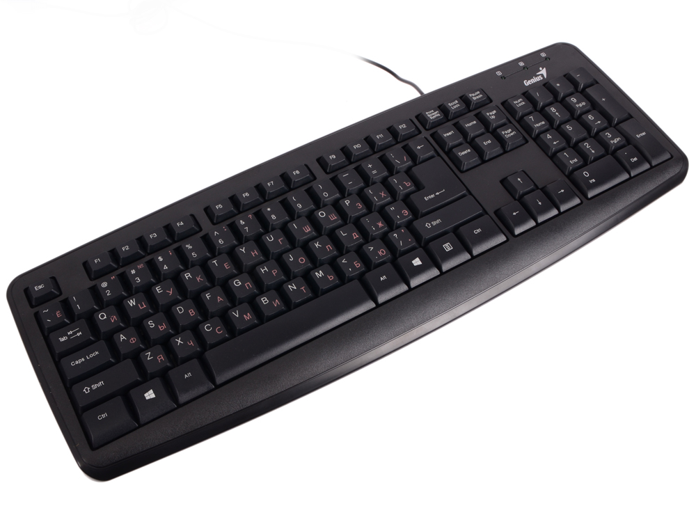 

Клавиатура Genius KB-110X влагоустойчивая черный PS/2