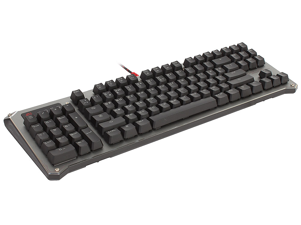 

Клавиатура A4Tech Bloody B845R серый/черный USB Gamer LED