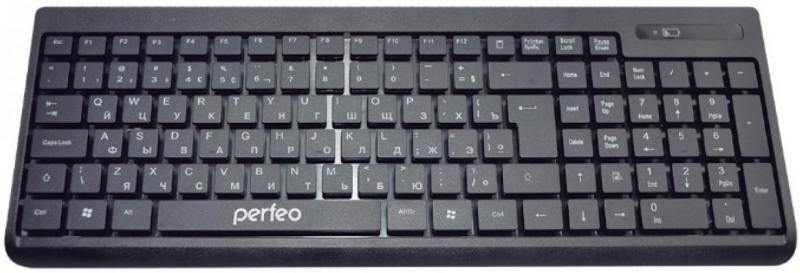 Клавиатура Perfeo PF-2506-WL USB черный