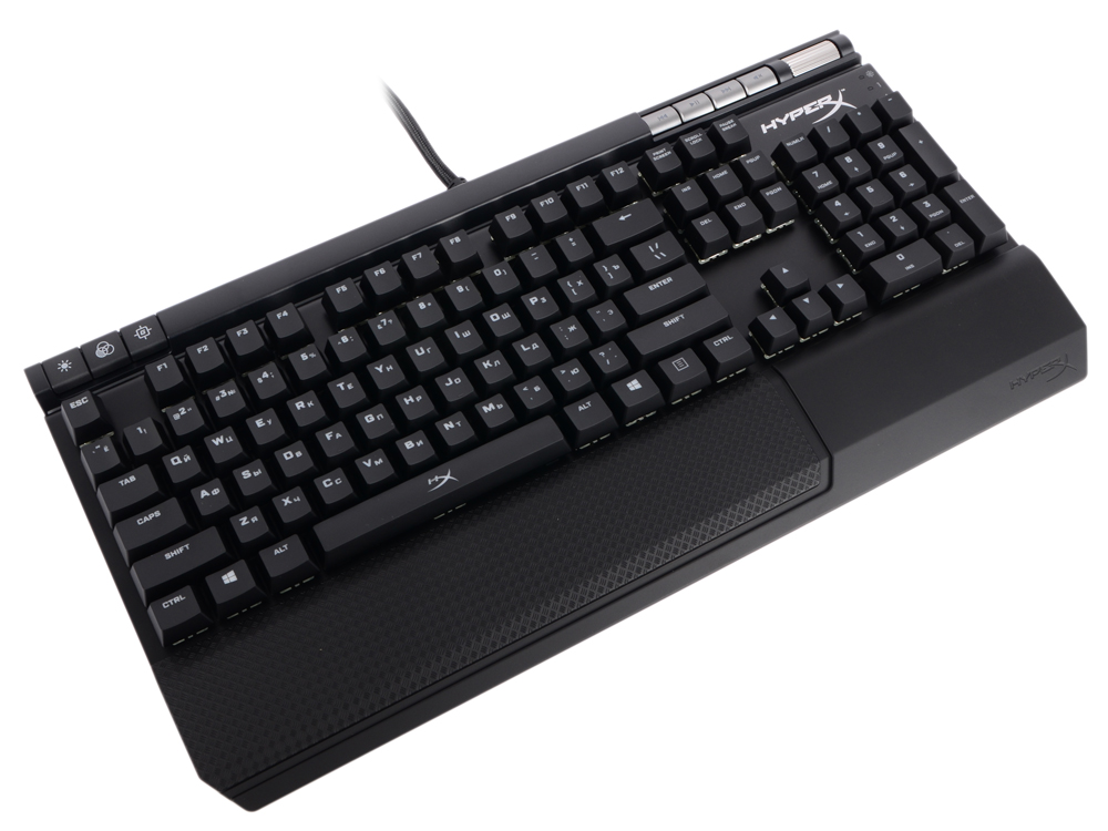 

Клавиатура HyperX Alloy Elite RGB Cherry MX Red HX-KB2RD2-RU/R1 Black USB проводная, 104 клавиши