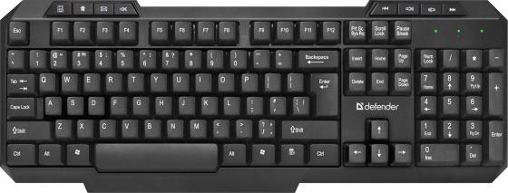 

Беспроводная клавиатура Defender Element HB-435 RU USB 112 клавиш