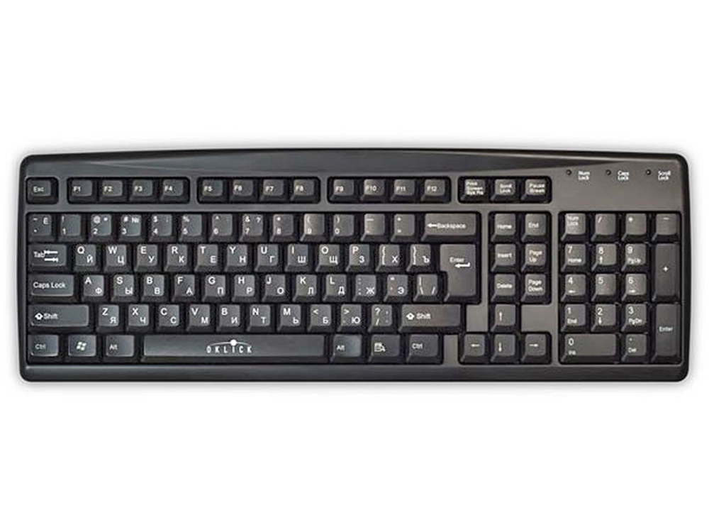

Клавиатура Oklick 110M черный USB