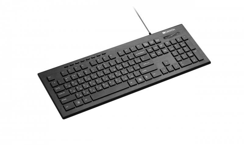 Клавиатура CANYON CNS-HKB2-RU, ультратонкая, Кл:104+8М, USB черный, покрытие устойчиво к отпечаткам пальцев, декоративная LED-подсветка цена Клавиатура CANYON CNS-HKB2-RU, ультратонкая, Кл:104+8М, USB черный, покрытие устойчиво к отпечаткам пальцев, декоративная LED-подсветка цены онлайн