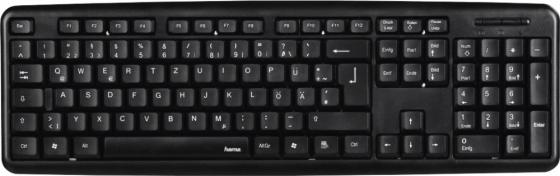 Клавиатура Hama Verano Black USB проводная, мембранная
