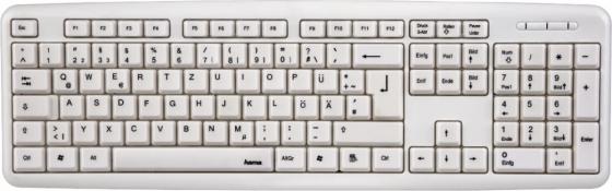 

Клавиатура Hama Verano White USB проводная, мембранная