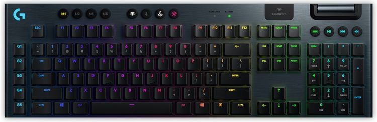 Беспроводная клавиатура Logitech G915 Tactile Switch Black BT + USB беспроводная, механическая цена Беспроводная клавиатура Logitech G915 Tactile Switch Black BT + USB беспроводная, механическая цены онлайн