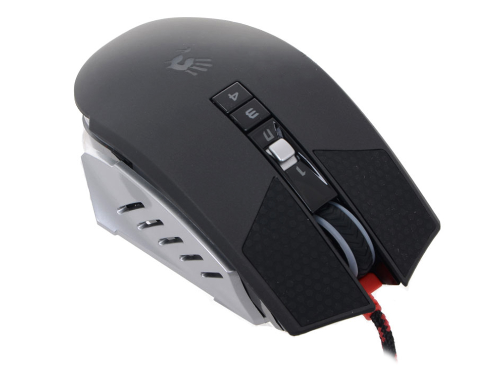 

Мышь A4Tech Bloody T6 Winner черный/серый (4000dpi) USB игровая (9кнопок)